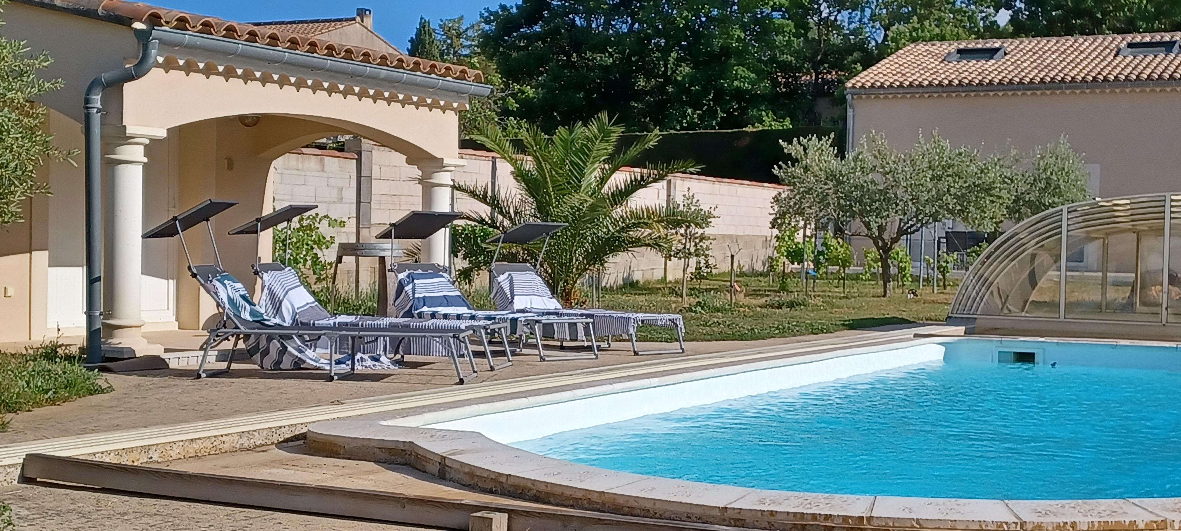 Espace détente Piscine